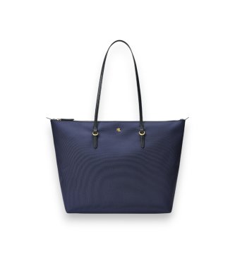 Lauren Ralph Lauren Grote Keaton draagtas van marineblauw nylon