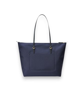 Lauren Ralph Lauren Grote Keaton draagtas van marineblauw nylon
