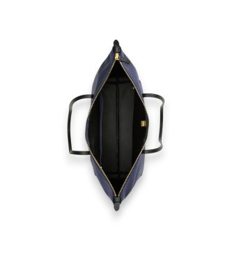 Lauren Ralph Lauren Grote Keaton draagtas van marineblauw nylon