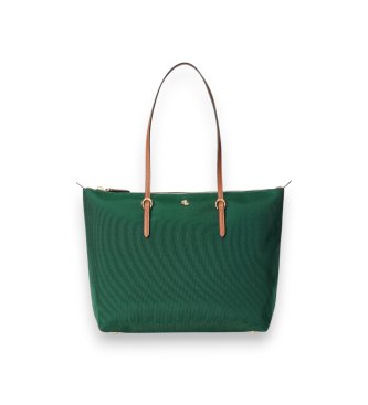 Lauren Ralph Lauren Bolso tote Keaton mediano de nailon verde