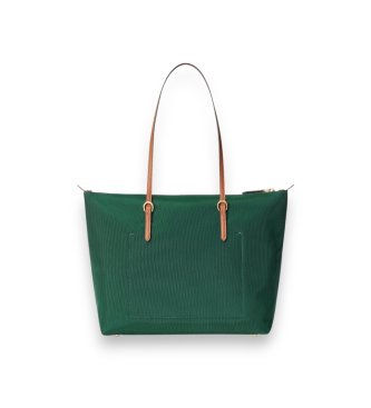 Lauren Ralph Lauren Bolso tote Keaton mediano de nailon verde