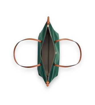 Lauren Ralph Lauren Bolso tote Keaton mediano de nailon verde