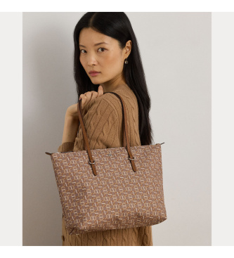 Lauren Ralph Lauren Bolso Tote Mediano rojo