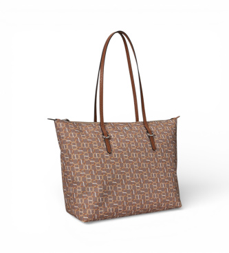 Lauren Ralph Lauren Bolso Tote Mediano rojo