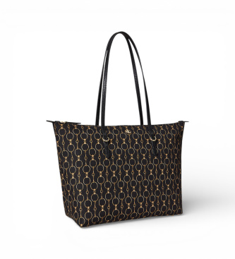 Lauren Ralph Lauren Bolso Tote Medium Keaton negro