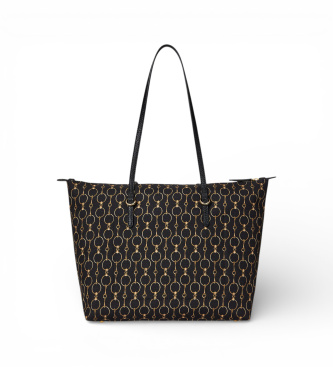 Lauren Ralph Lauren Bolso Tote Medium Keaton negro