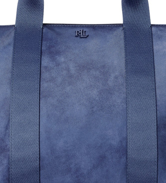 Lauren Ralph Lauren Stevie blue tote bag