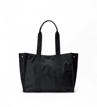 Lauren Ralph Lauren Saco tote de nylon extra grande Stevie preto