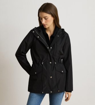 Lauren Ralph Lauren Jaqueta com capuz preta