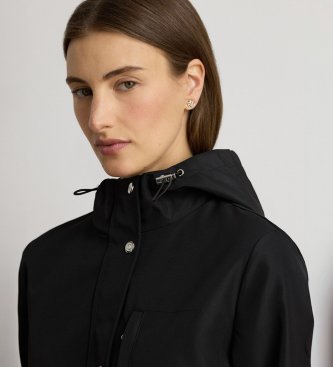 Lauren Ralph Lauren Jaqueta com capuz preta