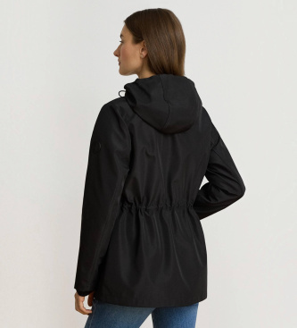 Lauren Ralph Lauren Jaqueta com capuz preta