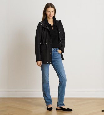 Lauren Ralph Lauren Jaqueta com capuz preta