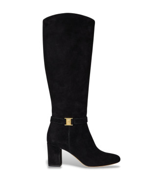 Lauren Ralph Lauren Mate Bottes en cuir poly noir