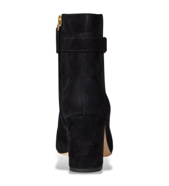 Lauren Ralph Lauren Botins Kelie em pele preto
