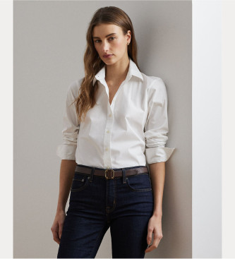 Lauren Ralph Lauren Camisa Easy Care Stretch blanco