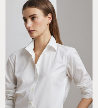 Lauren Ralph Lauren Camisa Easy Care Stretch blanco