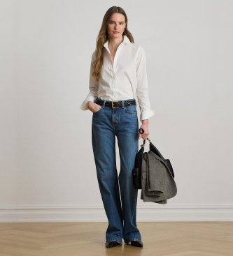 Lauren Ralph Lauren Easy Care Stretch Shirt white