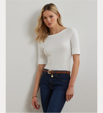 Lauren Ralph Lauren Camiseta de cuello barco 