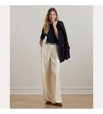 Lauren Ralph Lauren Camiseta de cuello barco marino