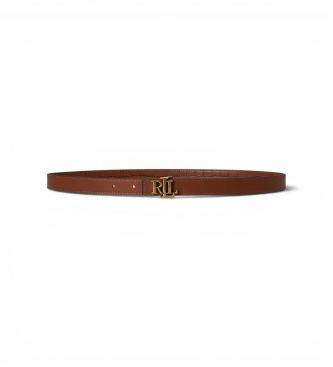 Lauren Ralph Lauren Light brown leather belt with LRL buckle