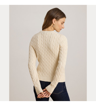 Lauren Ralph Lauren Cardigan en coton tress beige