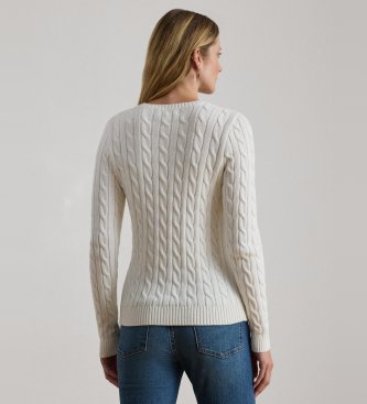 Lauren Ralph Lauren Pull avec boutons beige