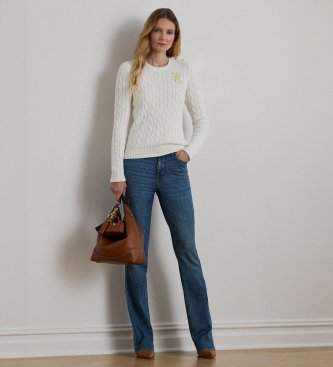 Lauren Ralph Lauren Pull avec boutons beige