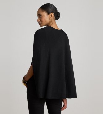 Lauren Ralph Lauren Pull col rond avec cape noir