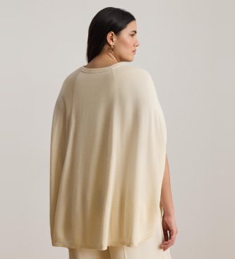 Lauren Ralph Lauren Cape en jersey beige