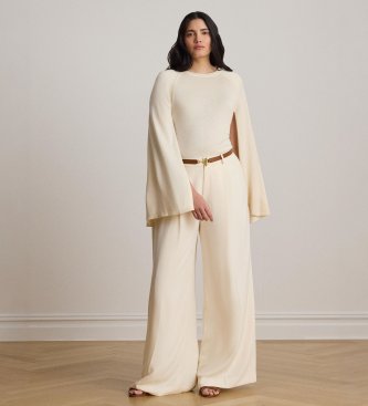 Lauren Ralph Lauren Cape en jersey beige