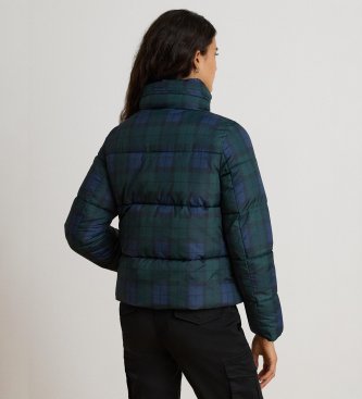 Lauren Ralph Lauren Abrigo acolchado a cuadros verde