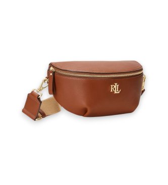 Lauren Ralph Lauren Marcy ledvena torbica iz rjavega usnja