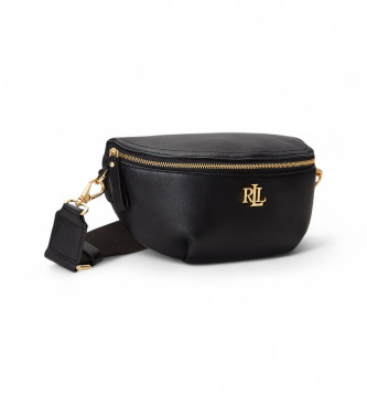 Lauren Ralph Lauren Sac banane en cuir Marcy noir