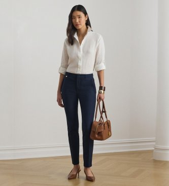 Lauren Ralph Lauren Navy Blue Stretch Pants