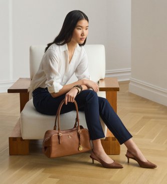 Lauren Ralph Lauren Navy Blue Stretch Pants