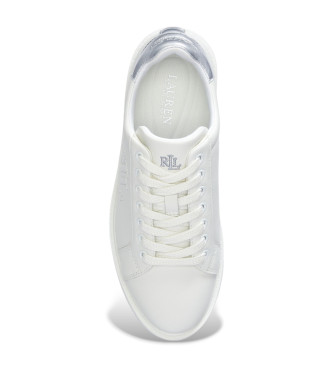 Lauren Ralph Lauren Ainsley Leather Sneakers with white piping