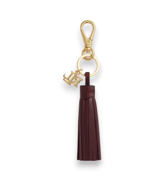 Lauren Ralph Lauren Ornement avec pompon en fourrure et logo orange
