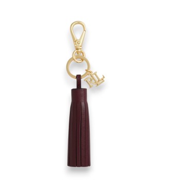 Lauren Ralph Lauren Ornement avec pompon en fourrure et logo orange