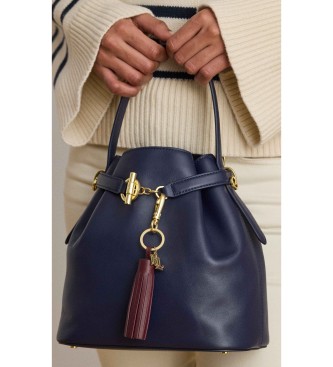 Lauren Ralph Lauren Ornement avec pompon en fourrure et logo orange