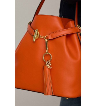 Lauren Ralph Lauren Ornement avec pompon en fourrure et logo orange