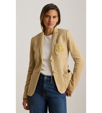 Lauren Ralph Lauren Giacca in jacquard intrecciato beige