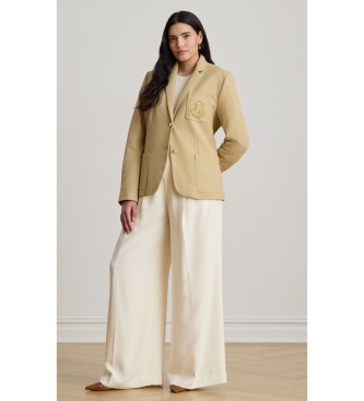 Lauren Ralph Lauren Giacca in jacquard intrecciato beige