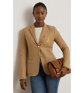Lauren Ralph Lauren Blazer i beige snoet jacquard