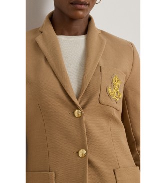 Lauren Ralph Lauren Blazer i beige snoet jacquard