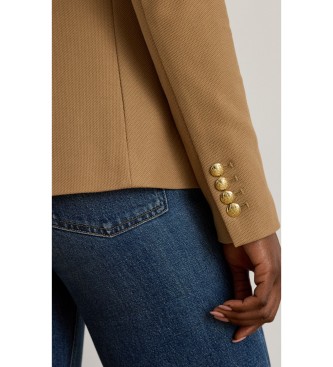 Lauren Ralph Lauren Blazer i beige snoet jacquard