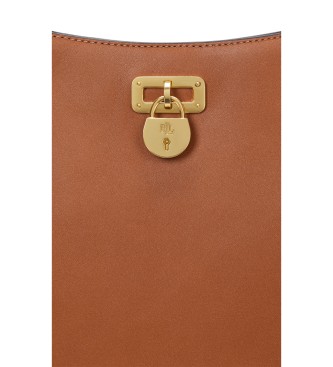 Lauren Ralph Lauren Brown leather large Tanner shoulder bag