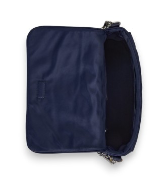 Lauren Ralph Lauren Stevie średnia torba kurierska granatowa pikowana