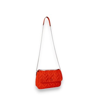 Lauren Ralph Lauren Orange medium quilted Stevie messenger bag