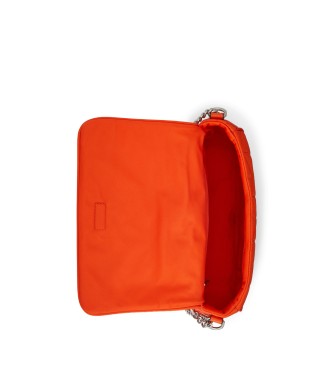 Lauren Ralph Lauren Orange medium quilted Stevie messenger bag