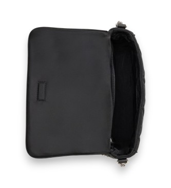 Lauren Ralph Lauren Stevie średnia wyściełana torba kurierska czarna